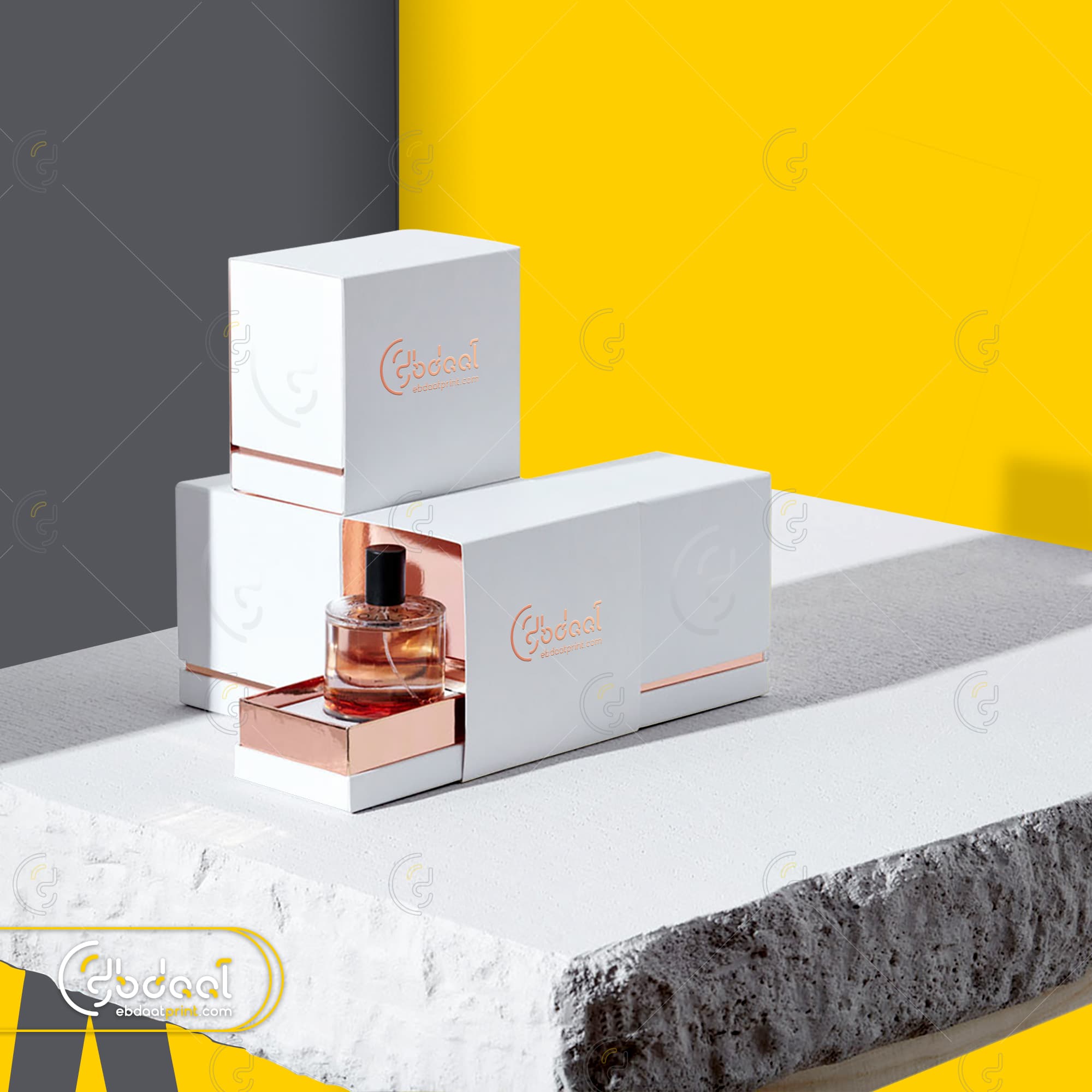 Cloud Collection — White Slide Box with Tube — view 2