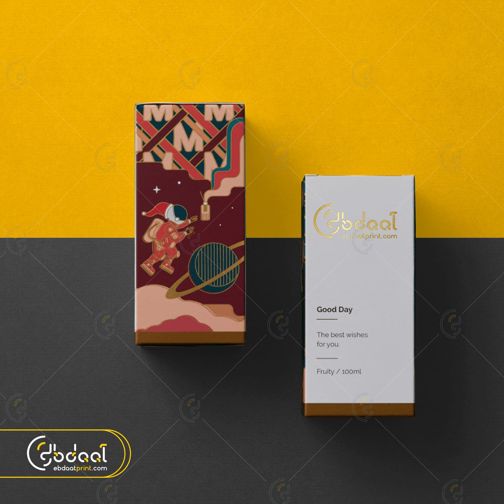 Good Day — Astronaut Illustration Perfume Box