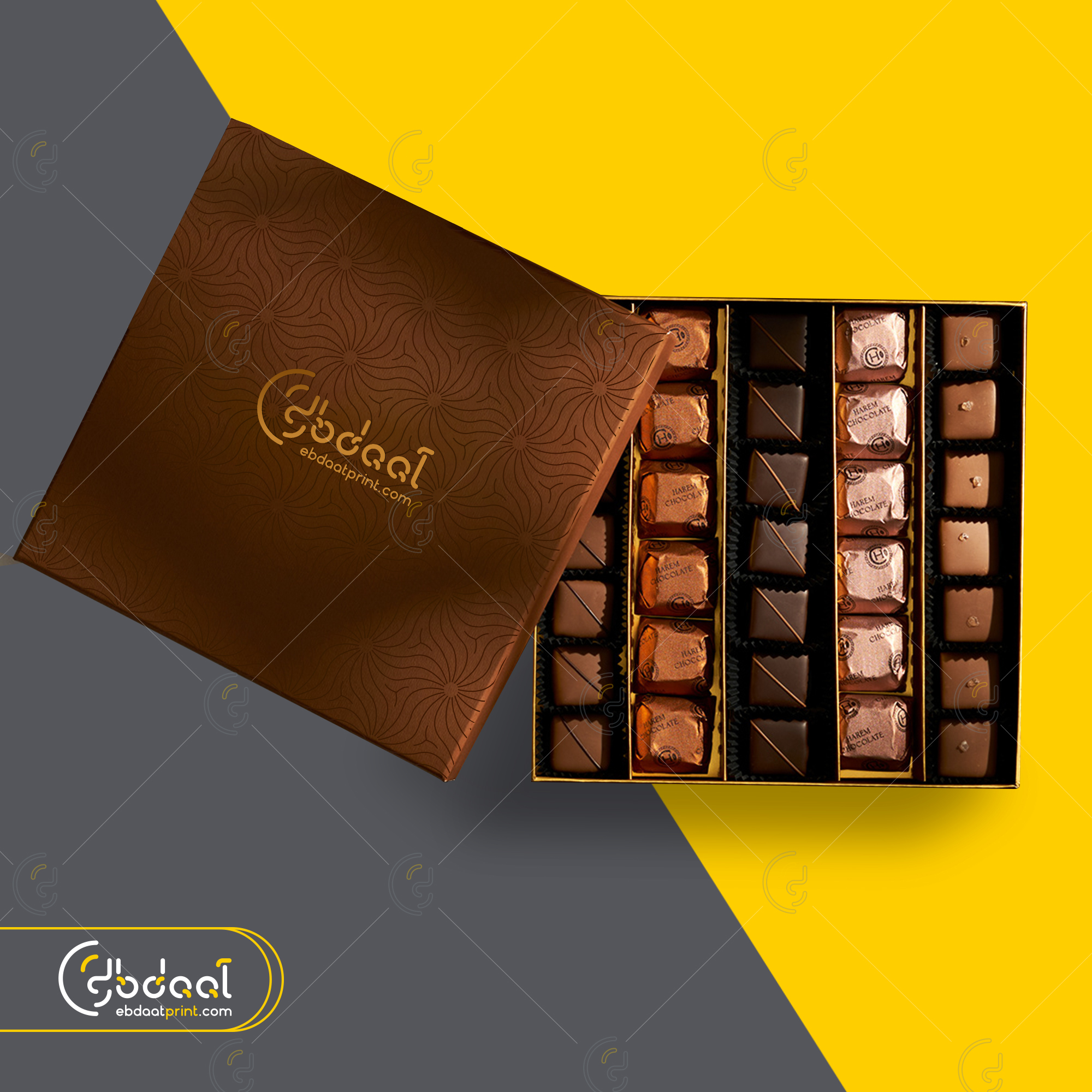 Chocolate Box 36 — Chocolate Packaging — Ebdaat Istanbul