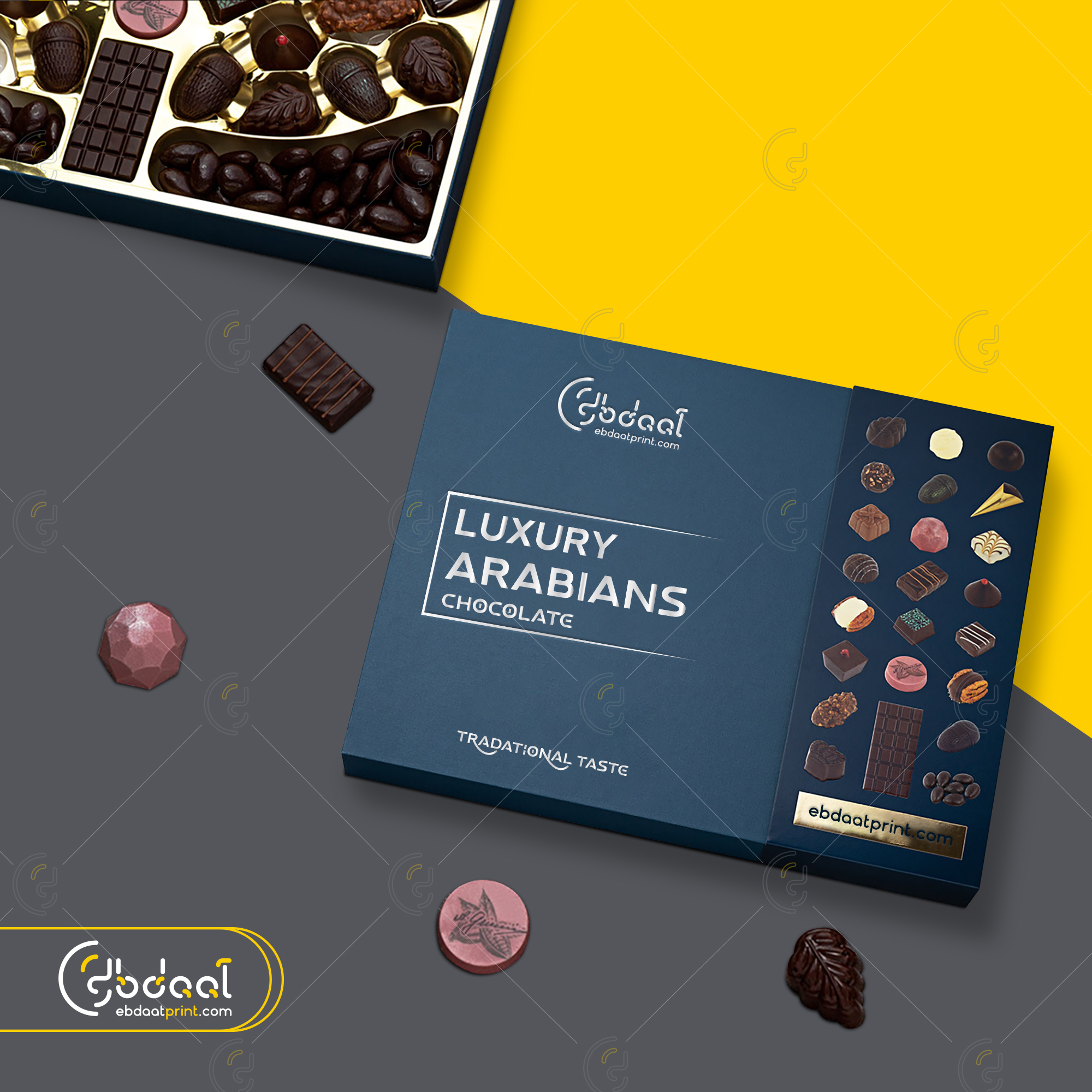 Chocolate Box 64 — Chocolate Packaging — Ebdaat Istanbul