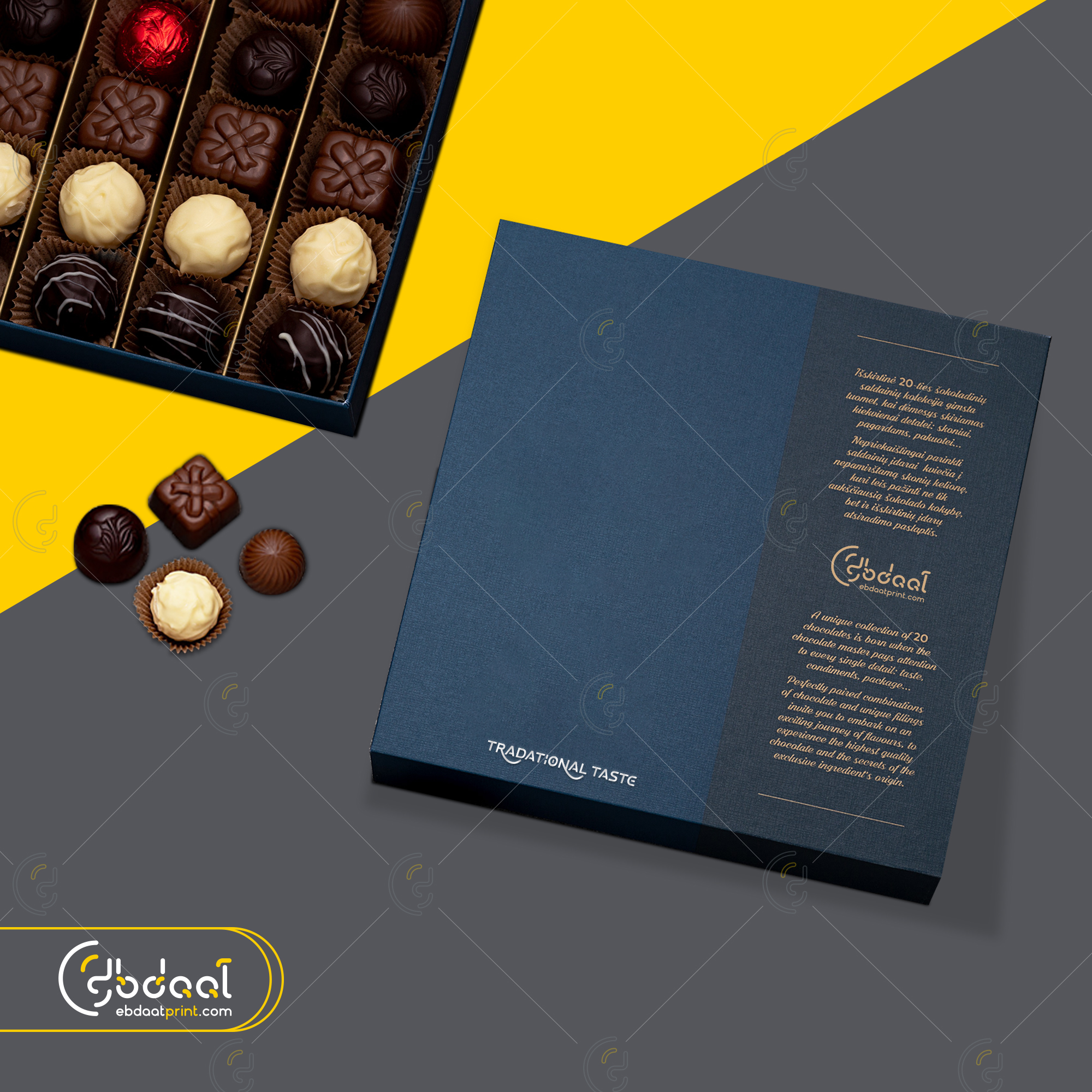 Chocolate Box 66 — Chocolate Packaging — Ebdaat Istanbul