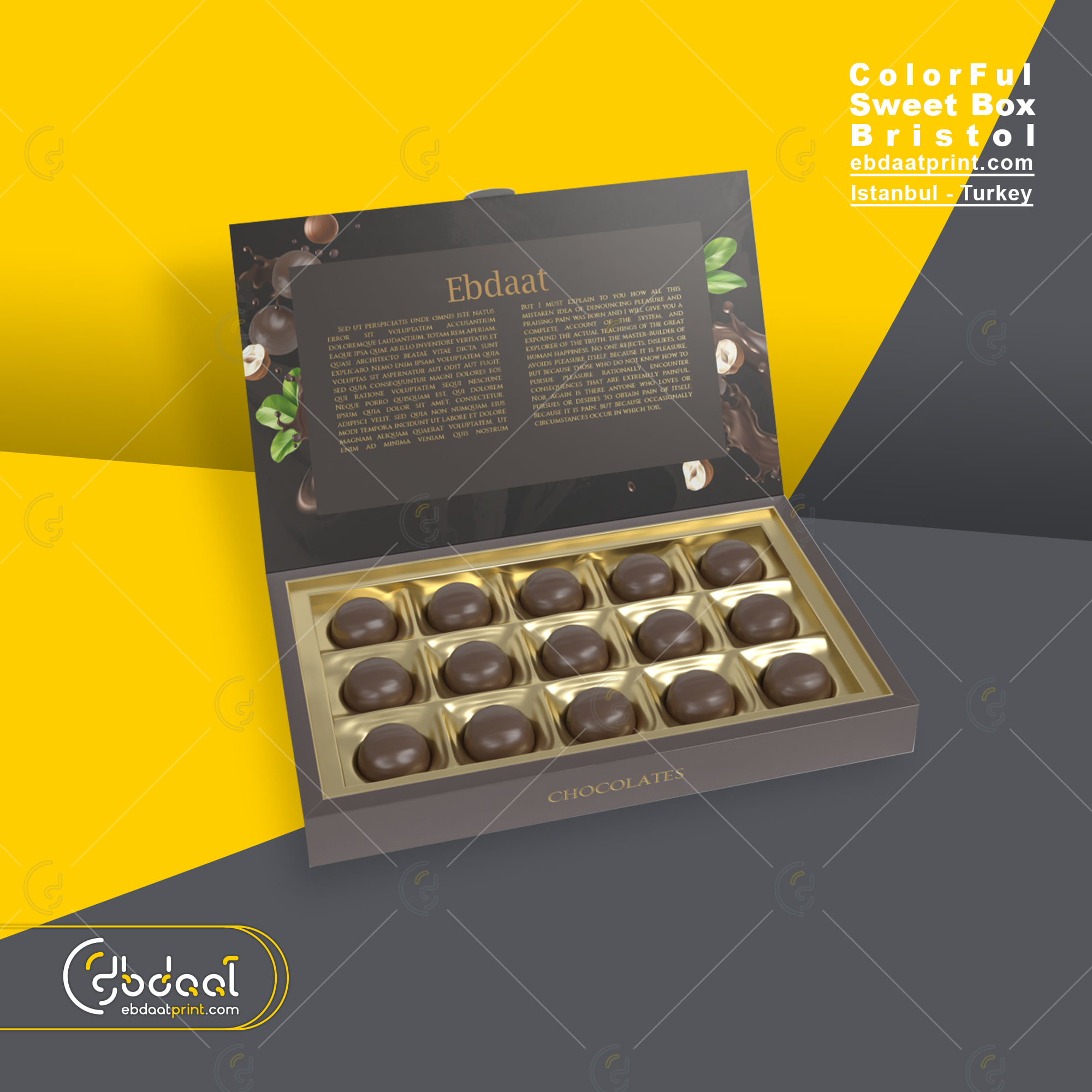 Chocolate Box 85 — Chocolate Packaging — Ebdaat Istanbul