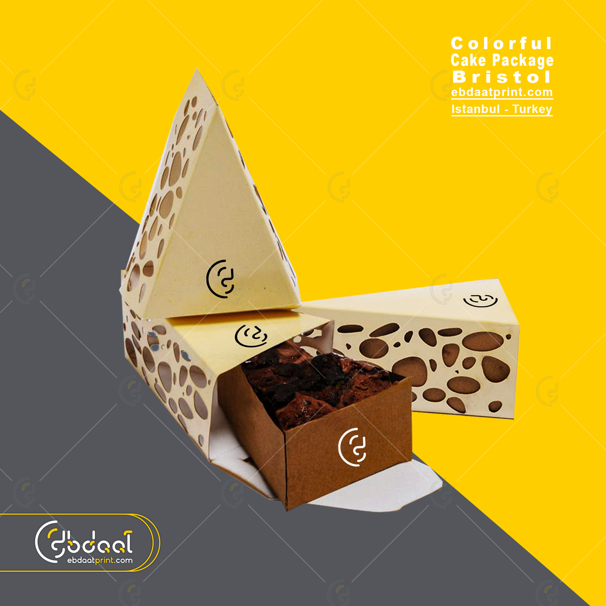 Dessert Box 205 — Dessert Packaging — Ebdaat Istanbul