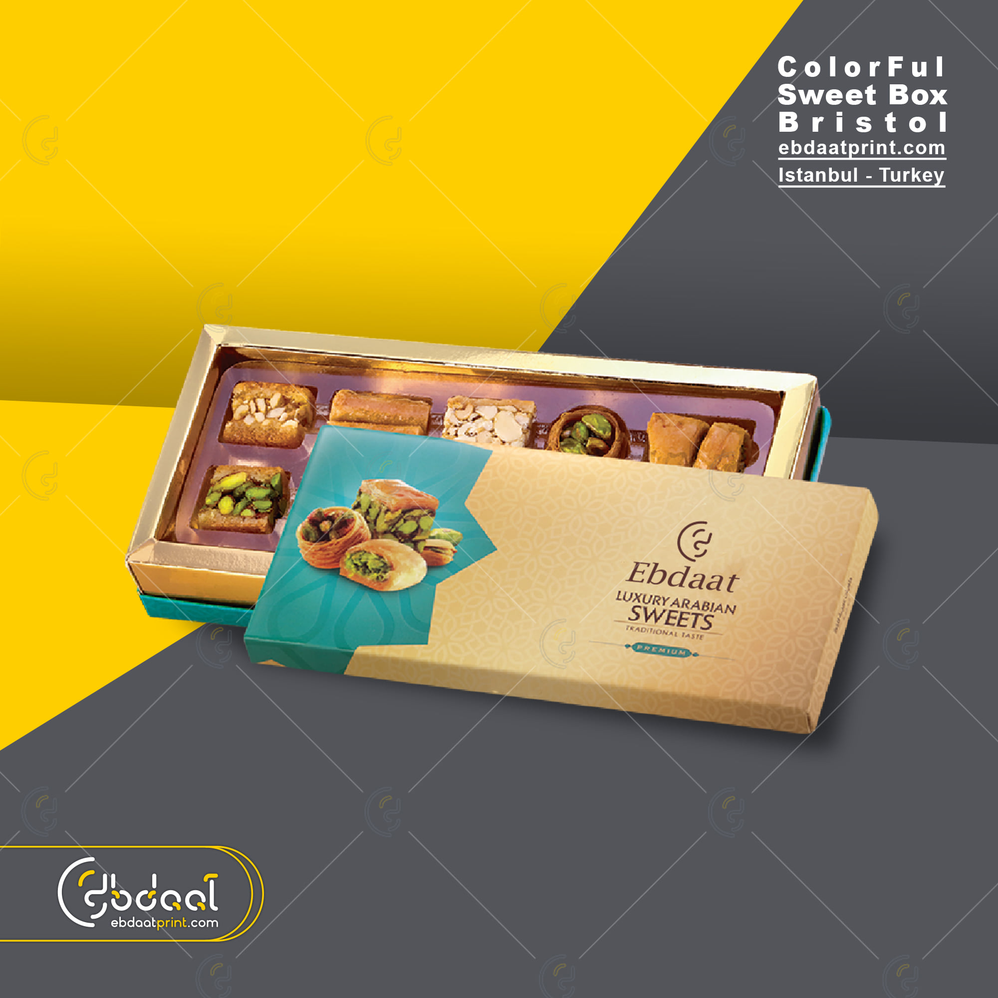 Dessert Box 208 — Dessert Packaging — Ebdaat Istanbul